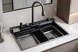 Hausberg Dijital Akıllı Evye Seti görsel 5