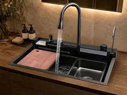 Hausberg Dijital Akıllı Evye Seti görsel 8